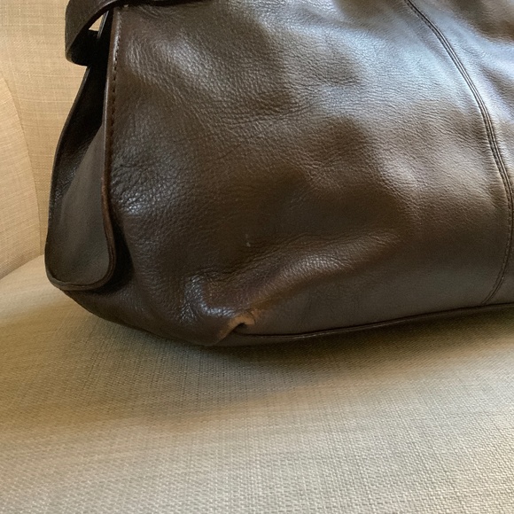 KATE SPADE Structured Brown Leather Handbag - Picture 9 of 15